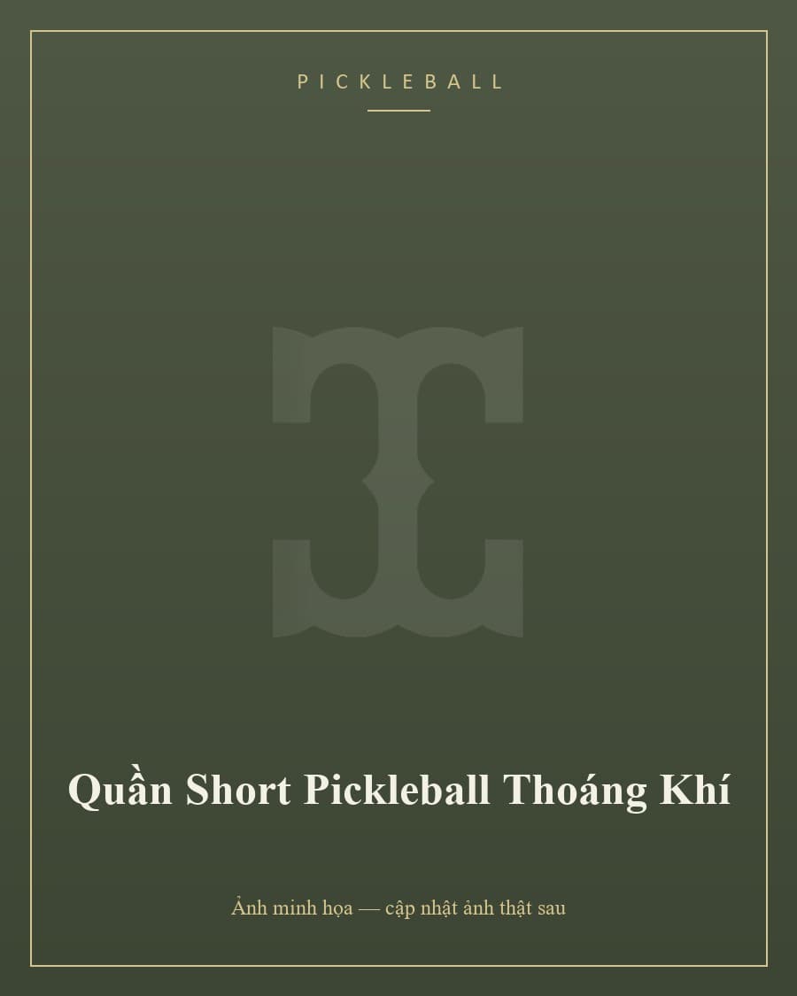 Quần Short Pickleball Thoáng Khí