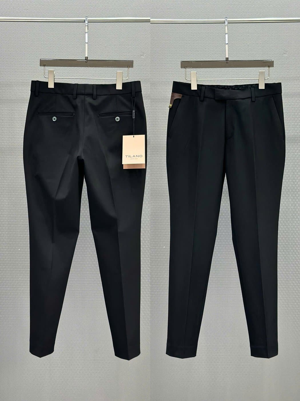 Quần Âu Slim Fit Đen 12