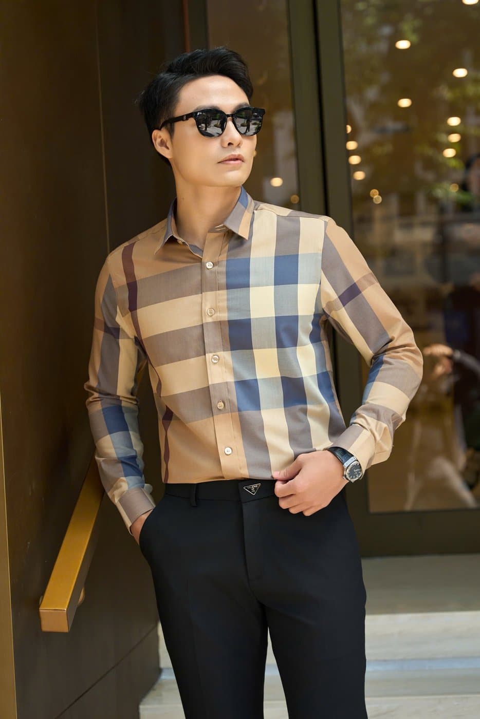 Sơ Mi Caro Be Cổ Điển 5